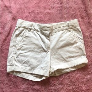 MOVING SALE J Crew white chino shorts